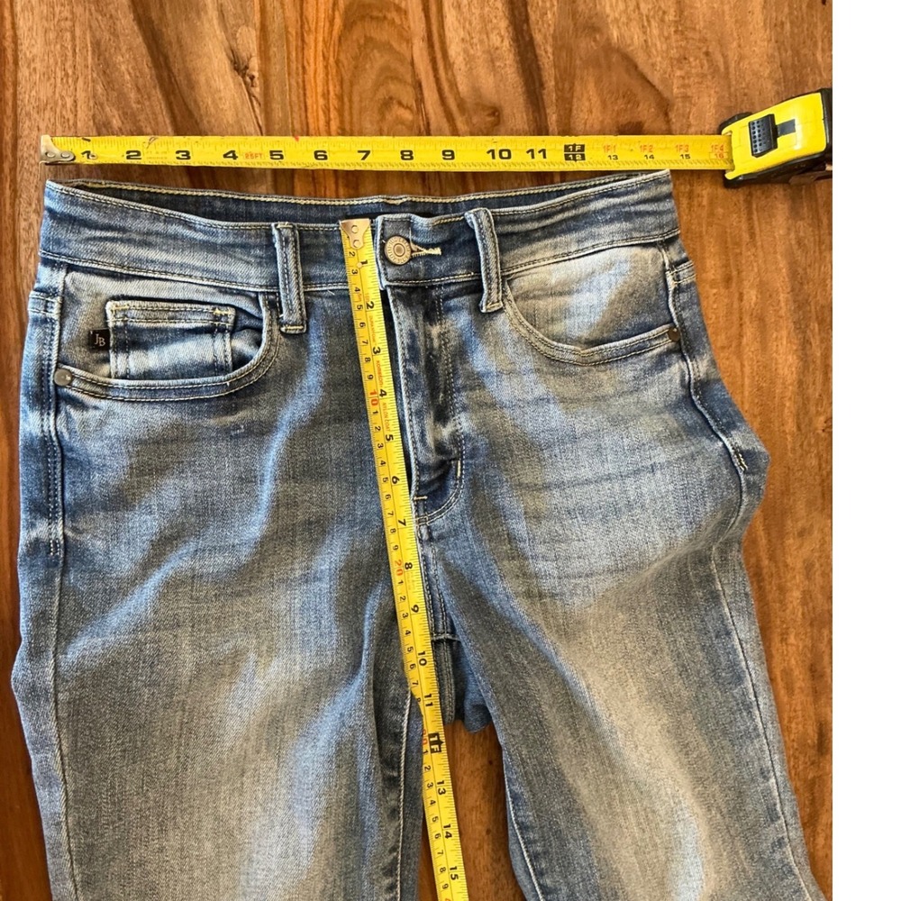 Judy Blue Boot Cut Jeans Womens 3/26 Light Wash Mid Rise Stretch Denim JB82331LT - Picture 7 of 15